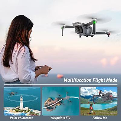  GPS Drone with 4K dual Camera for Adults, Professional Drones  with Brushless Motor, 60 Mins Long Flight Time, Auto Return Home, Follow  Me, Optical Flow Positioning, RC Quadcopter for Beginners 