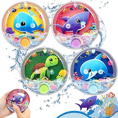 Fish Ring Toss Water Games for Kids - (Pack of 12) Handheld Retro Mini Game  Pocket Travel Toys for Car Road Trips, Party Favors and Game Prizes