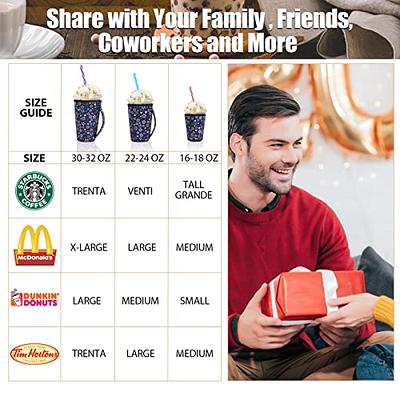  Reusable Iced Coffee Sleeve for Cold Drink Cups
