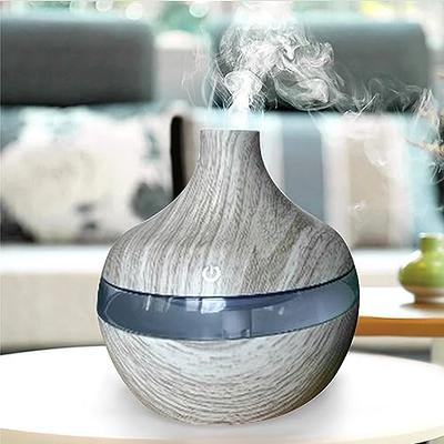 LEIKE 400ML Flame Air Aroma Diffuser Humidifier with Bluetooth Speaker, 7  Colors Flame Auto-Off Diffusers for Essential Oil Large Room with Digital