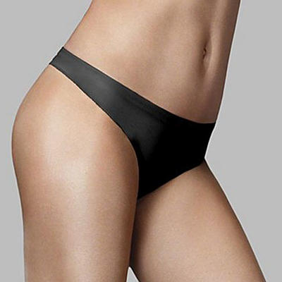 TOFO Women's Black Thong Panty