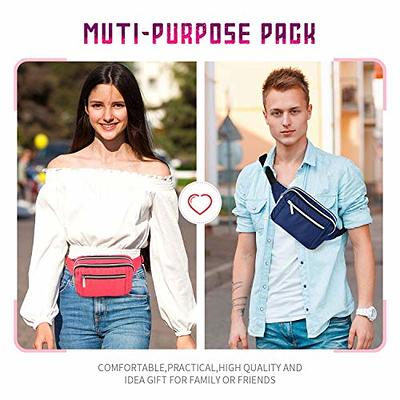 Fanny Packs Women Fashion-able, Plus Size Waist Pack Belt Bag for Men, Cute  Crossbody Bags With Large Capacity Adjustable Belts, Casual Hip Bum Bags