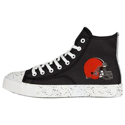 FOCO Cream Cleveland Browns Low Top Canvas Shoes