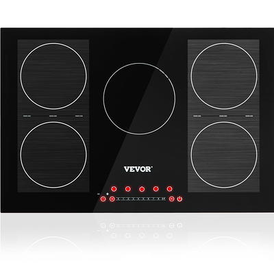 Weceleh Induction Cooktop 2 Burner, Built-in 12 Inch 240V Induction  Cooktop, Fast Heat Cooktop Electric Stove, Electric Cooktop with 9 Heating  Level