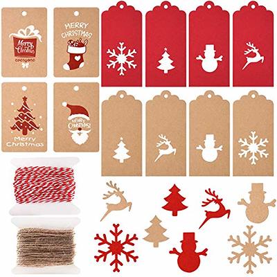 200PCS Christmas Gift Tag Sticker Name Tags For Christmas Presents To  From Christmas Label Sticker Holiday Gift Wrapping Decor