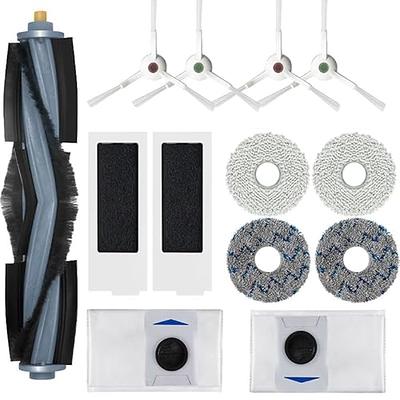 Replacement Parts for ECOVACS Deebot T20 omni/PRO/MAX T20 Pro/Max Plus  Vacuum Cleaner Accessories 1 Main Brush, 4 Side Brushes, 4 Mop cloth, 3  Dust