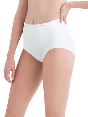 Hanes Women's Ribbed Cotton Brief Underwear, 6-Pack - Walmart