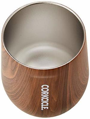 12 oz Stemless in Walnut from Corkcicle, Wine Glass