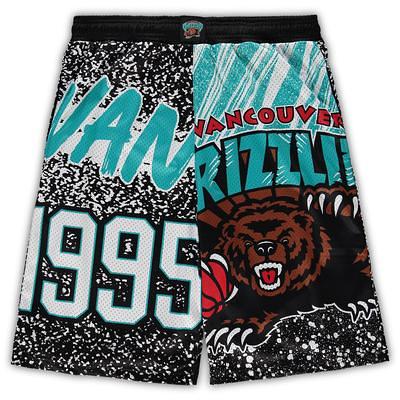 Youth Mitchell & Ness Black Miami Heat Hardwood Classics Jumbotron Shorts