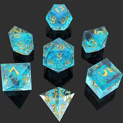 7 Pack Resin Dice Molds Diy Crystal Epoxy Mold Triangle Dice Fillet Shape  Multi-spec Digital Game High Mirror Dice Mold - Jewelry Tools & Equipments  - AliExpress