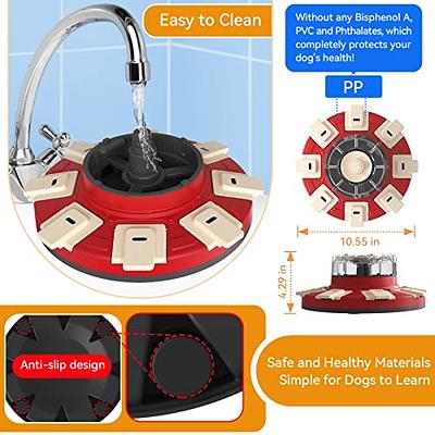 Dog Puzzle Toys 2 Levels Dog Treat Puzzle Slow Feeder Food Dispenser for  Boredom & Mental Stimulation & IQ Training, Interactive Enrichment Toys for  Large/Medium/Small and Smart Dog (Puzzle Toys-Red) - Yahoo