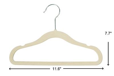 10PCS Baby Kids Toddler Velvet Hangers Bulk Non Slip Clothes