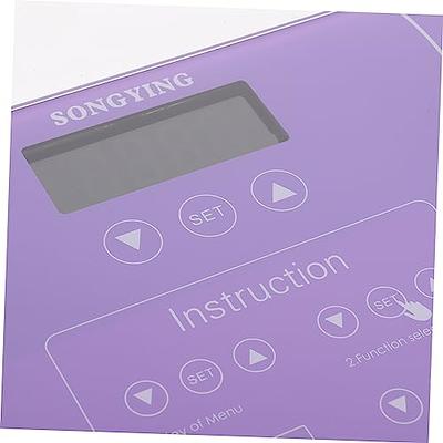 Healeved Digital Scales for Body Weight Intelligent Weight Scale Bathroom  Scale Body Weight Scale Electronic Scale Weight Scales Battery Monitor  Analyzer Body Fat Scale Purple - Yahoo Shopping