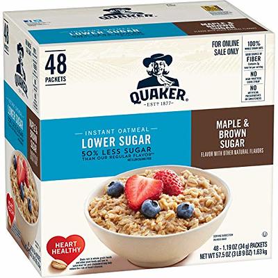 Quaker oats oatmeal squares brown sugar breakfast cereal, 14.5 oz