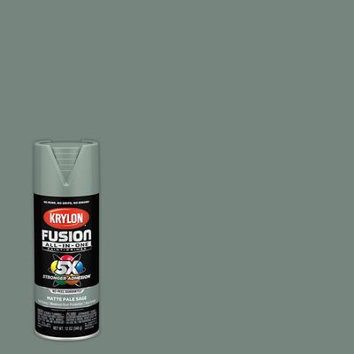 Krylon Fusion All-In-One Spray Paint, Matte, Fire Red, 12 oz