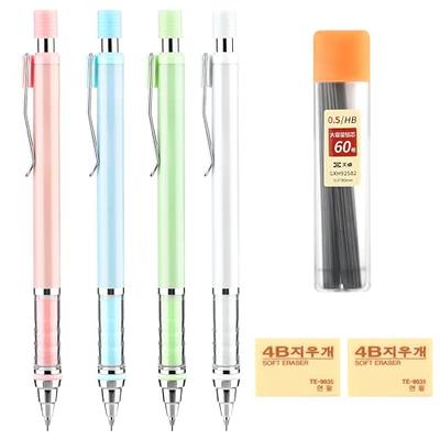 6PCS Pastel Mechanical Pencil Set, Cute Mechanical Pencils 0.5 mm Aesthetic  Artist Pencil Set Retractable Pencil Colored Mechanical Pencils for