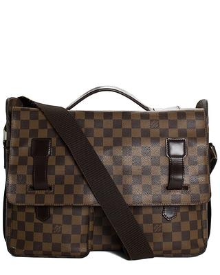 Pre-Owned Louis Vuitton Uzes Damier Ebene Brown - Yahoo Shopping