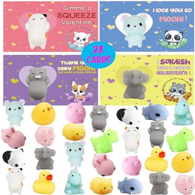 28 Pack Valentines Day Gift for Kids, Kawaii Mochi Squishy Toys with  Valentines Cards for Kids Boys Girls, Valentines Party Favor, Valentine  School Classroom Exchange Gift - Yahoo Shopping