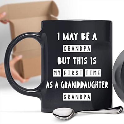 Greatest Grandpa Check Travel Mug with Handle