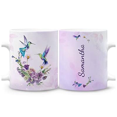 Wassmin Personalized Hummingbird Mug Cup Hummingbird Gifts For