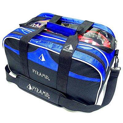 Pyramid Path Deluxe Single Roller Bowling Bag (Black/Royal Blue) 