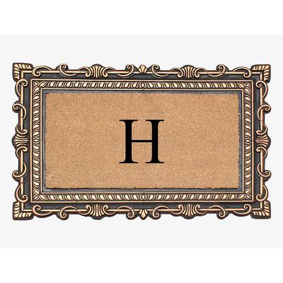 A1HC Natural Coir & Rubber Extra Large Doormat, Heavy Duty, Front