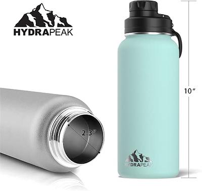 Hydrapeak 32oz Insulated Water Bottle with Chug Lid, Insulated Water  Bottle, Thermal Water Bottle 32 Oz, Metal Water Bottle 32 Oz, Leak Proof  Stainless Steel Water Bottles with Handle (Aqua) - Yahoo Shopping