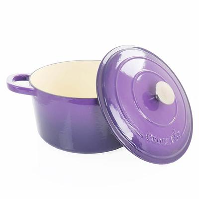 Martha Stewart Enameled Cast Iron 7 Quart Dutch Oven with Lid - Yahoo  Shopping