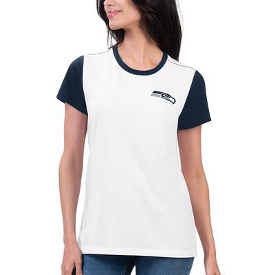 Women's G-III 4Her by Carl Banks White Seattle Mariners City Graphic Fitted T-Shirt
