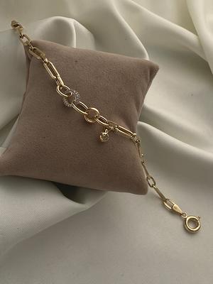 14k Gold Rope Chain, Sailor Lock Clasp Necklace