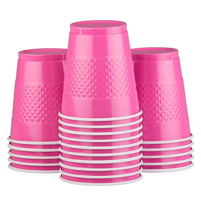 JAM Baby Pink Plastic Party Cups, 16 oz, 20/Pack - Yahoo Shopping