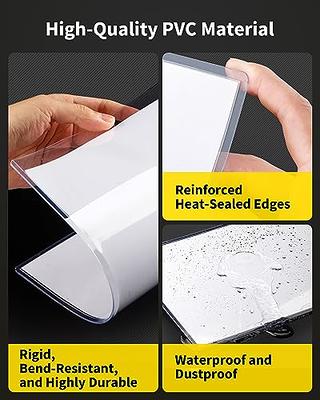  8 Pcs 8 1/2 x 11 Rigid Print Protectors Clear Sheet  Protectors Plastic Paper Page Protectors Hard Plastic Paper Sleeves Rigid  Top Loaders Document Holder Birth Certificate Protector : Office Products