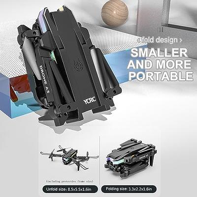 GoolRC S89 Mini Drone for Kids, Foldable WiFi FPV Drone with 4K HD Camera  for Adults, RC Quadcopter with 3D Flip, Headless Mode, Altitude Hold, One