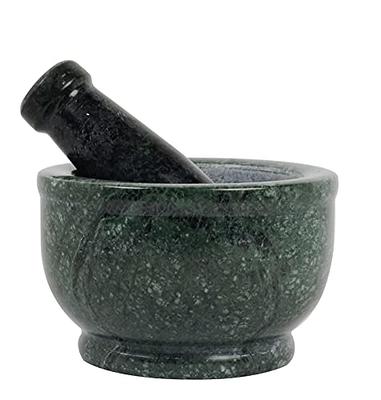 Creative Home Green Marble Mortar & Pestle