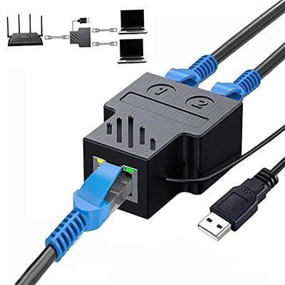  Pushua Ethernet Splitter, 100Mbps Ethernet Splitter 1