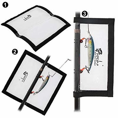 Ikerall 4 Pack Fishing Lure Wraps, Durable Clear PVC