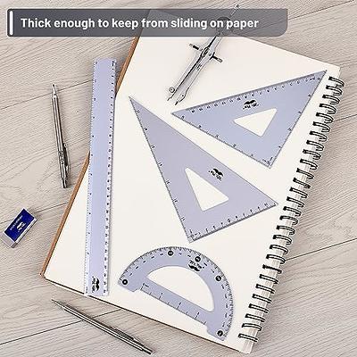 Ruler Set Square Drawing Protractor Professional Drafting Kit