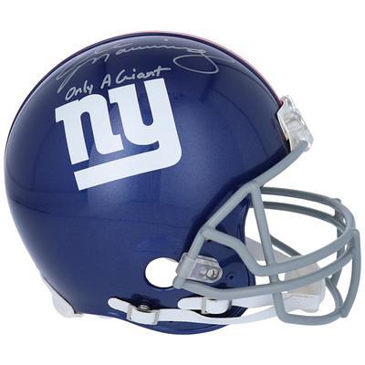 Phil Simms New York Giants Autographed White Panel Football with SB XXI  MVP Inscription