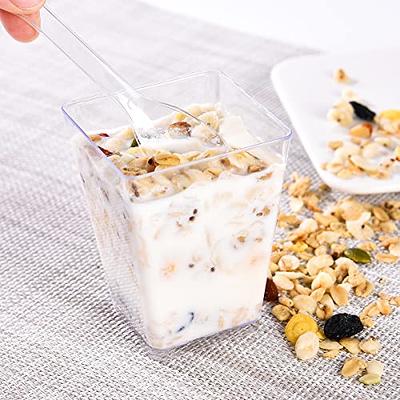 Small Cereal Cups With Lids Yogurt And Cereal Tumbler Clear