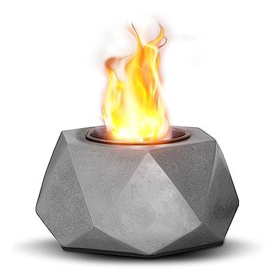 HomeBuddy Table Top Fire Pit Bowl - Tabletop Fire Pit, Long Burning Mini  Fire Pit, Indoor Fireplace for Patio - Tabletop Fireplace - Fire Bowl with