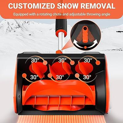 VOLTASK Cordless Snow Shovel, 20V  12-Inch Cordless Snow Blower, Battery Snow  Blower with Directional Plate & Adjustable Front Handle (4-Ah Battery &  Quick Charger Included), SS-20E - Yahoo Shopping