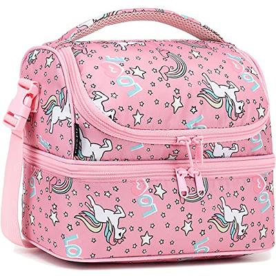 POETIC WREATH Lunch Bag for Women Large Insulated Lunch Box Reusable Lunch  Tote with Preppy Soft Leather Bag for Work School Picnic Travel  (White&Pink) - Yahoo Shopping