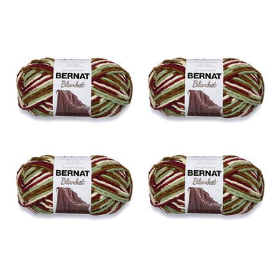 Mainstays Super Bulky Acrylic Green Yarn, 26 yd (4 Pack)