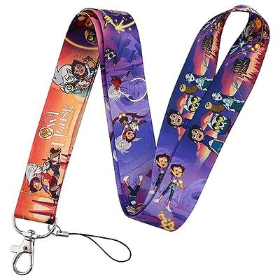 RHXWFDG Halloween Owl House Horror Lanyard Keychain, Horror ID