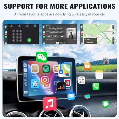 MAYTON Apple CarPlay Wireless Adapter, Easy Setup for Quick Connection,  Wireless CarPlay Adapter, Wireless Apple CarPlay Adapter Connects Any  iPhone to Factory Wired CarPlay Without an iPhone Cable - Yahoo Shopping