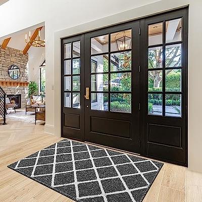 Indoor Door Mat Front Door Mat, 32 x 48 Entryway Rug Non Slip Rubber  Backing Super Absorbent Resist Dirt Doormat Indoor Entrance Rug, Machine  Washable Low Profile Inside Floor Mat Door Rugs