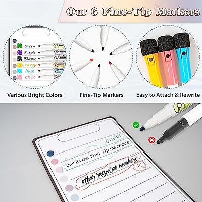  2 PCS Magnetic Acrylic Calendar for Fridge, Clear Acrylic  Magnetic Dry Erase Planning Board 17x13 Monthly & Weekly Calendar for  Refrigerator with 6 Color Magnetic Markers and Eraser : Office Products