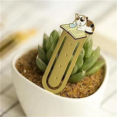 Bookmark Metal Cat Page Marker