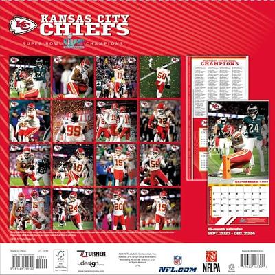 NFL Kansas City Chiefs 2024 Wall Calendar 