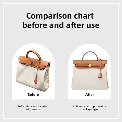 2Pcs Felt Purse Organizer Insert with Zipper, EsLuker.ly Premium Microfiber  Handbag Shaper Tote Bag Organiser Insert Fit Toiletry Pouch 26 19 -  Large&Small, Khaki : : Bags, Wallets and Luggage